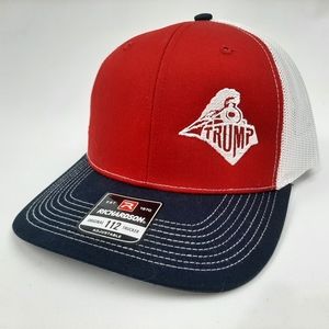 Trump Train Richardson 112 Trucker Mesh Snapback Hat Cap Embroidered
